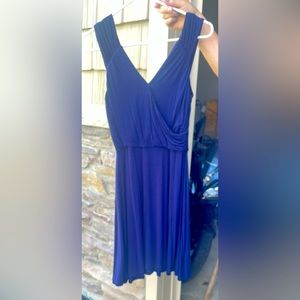 XS navy blue mid length dress.
